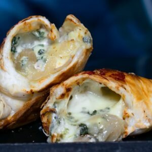 12- Roquefort y cebolla